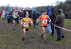 Katie Walshaw (Holmfirth) and Rosie Smith (Durham City) lead the senior womens Northern Cross Country Champs, Knowsley Safari Park. Photo: David T. Hewitson/Sports for All Pics